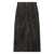 Palm Angels Palm Angels Palm Angels Vintage Effect Eco Leather Midi Skirt GREY