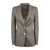 Tagliatore Tagliatore Single-Breasted Wool Herringbone Blazer GRAY