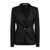 Tagliatore Tagliatore Black Single-Breasted Blazer In Virgin Wool Black