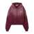 Palm Angels Palm Angels Palm Angels Bordeaux Sweatshirt With Zip And Hoodie RED