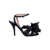 Salvatore Ferragamo Salvatore Ferragamo Satin Flower Sandal Black
