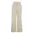 DUNST White Pants With Belt Loops And Wide Leg In Corduroy Woman WHITE