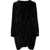 Isabel Marant Chenille Lassie Dress With Elastic Waistband Black
