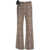 Liu Jo Pants with animal print Brown