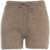 Solotre Yack wool shorts Brown