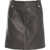 Liu Jo White Faux leather miniskirt Brown