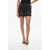 Isabel Marant Etoile Denim Stessy Miniskirt With Buttoned Details Black