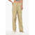 SAKS POTTS Nylon Double Pleat Lele Pants With Ton On Ton Button Beige