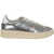 AUTRY Sequined sneakers 'Medalist Low' Silver