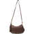 LA CARRIE Shoulder bag with studs Brown