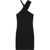 COURRÈGES Stretch Viscose Asymmetric Dress Black