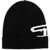 Diesel Wool K-Peel Beanie With Contrast Monogram Black