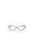 MIU MIU EYEWEAR Miu Miu Eyewear Eyeglasses MAUVE TRANSPARENT