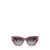 Jimmy Choo Jimmy Choo Sunglasses STRIPED CRANBERRY