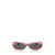 Jimmy Choo Jimmy Choo Sunglasses STRIPED CRANBERRY