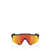 100% 100% Sunglasses SOFT TACT BLACK / HIPER RED MULTILAYER MIRROR LENS