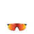100% 100% Sunglasses SOFT TACT BLACK / HIPER RED MULTILAYER MIRROR LENS