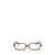 MIU MIU EYEWEAR Miu Miu Eyewear Eyeglasses STRIPED TOBACCO