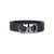 Salvatore Ferragamo Salvatore Ferragamo Hammered Leather Reversible Gancini Belt T.MORO