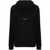 Saint Laurent Saint Laurent Logo Print Hoodie Black