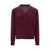 FILIPPO DE LAURENTIIS Filippo De Laurentiis Filippo De Laurentiis Bordeaux Wool Cardigan With Pockets RED