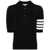 Thom Browne Thom Browne Relaxed Fit Polo With 4 Bars In Fine Merino Wool Clothing BLUE