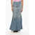 HAIKURE Flared Denim Shaquille Denim Maxi Skirt Blue