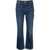 Tory Burch High Waist Wide Leg Jeans 21Cm Blue