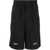 Off-White Nylon Off Quote Shorts With Elastic Waistband Black