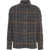 Robert Friedman Shirt with plaid pattern Grey