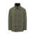 Peuterey Peuterey Peuterey Green Double-Breasted Jacket With High Collar GREEN