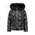 Peuterey Peuterey Peuterey Short Glossy Down Jacket With Fur Hood Black