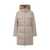 DUNO Duno Duno Beige Down Jacket With Fur Hood Beige