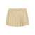 Moncler Moncler Pleated A-Line Skirt With Logo Beige