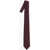 CORNELIANI Hand-Stitched Silk Tie With Micro Patterns Burgundy