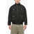 WE11DONE Cotton Blend Utility Jacket With Golden Buttons Black