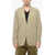 AURALEE Wool Viyella Blazer With Notch Lapel Green