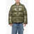 Bacon Bomber Fit Fury Down Jacket With Front Zip Military Green