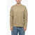 Acne Studios Solid Color Crew-Neck Sweater Beige