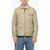 Parajumpers Leather Truman Jacket With Breast Pocket Beige