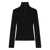 COURRÈGES Courrèges Zipped Mockneck Sweater Clothing 9999 BLACK
