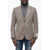 CORNELIANI Cc Collection Houndstooth Patterned Wool Blazer With Peak La Multicolor