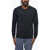 CORNELIANI Crew Neck Virgin Wool Sweater Blue