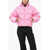 Balenciaga Skiwear Ski Down Jacket With Front Zip Pink