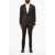 CORNELIANI Cc Collection Single-Breasted Slim Fit Wool Blend Suit Brown