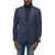 CORNELIANI Cc Collection Virgin Wool Blazer With Notch Lapel Blue