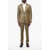CORNELIANI Cc Collection Virgin Wool Slim Fit Suit With Notch Lapel Brown