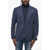 CORNELIANI Cc Collection Virgin Wool Blazer With Patch Pockets Blue