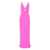SOLACE LONDON Solace London Fuchsia Long Dress With Cross Straps Solace London PINK