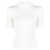 COURRÈGES Courrèges Reedition Knit Ss Jumper Clothing 0001 HERITAGE WHITE